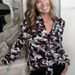 Load image into Gallery viewer, Enjoy The Day Camouflage Print Blouse