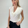 Load image into Gallery viewer, Sleeveless Cowl Neck Top