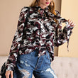 Load image into Gallery viewer, Enjoy The Day Camouflage Print Blouse