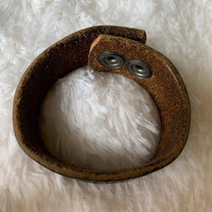 Leather Belt Cuff