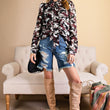 Load image into Gallery viewer, Enjoy The Day Camouflage Print Blouse