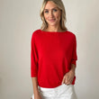 Load image into Gallery viewer, 3/4 Sleeve Everyday Crepe Hacci Tee