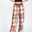 Load image into Gallery viewer, Plaid Wide Leg Pants