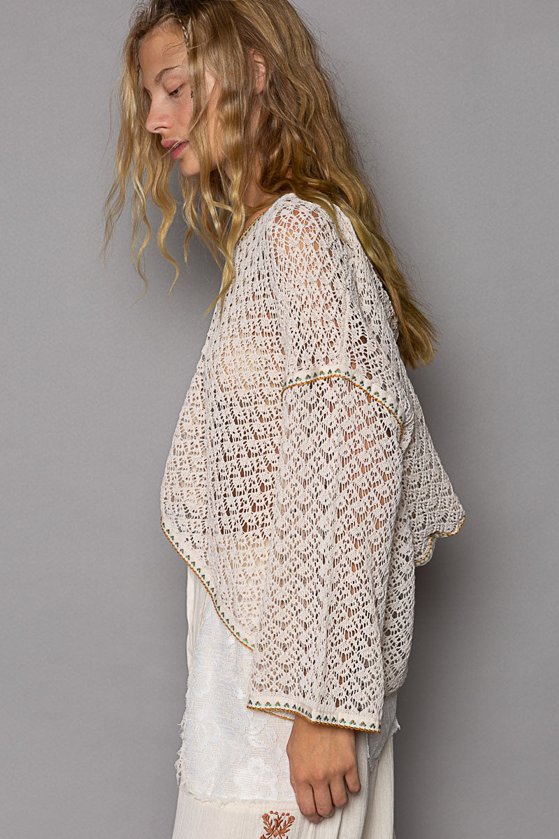 Felicity Crochet Pullover