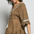Load image into Gallery viewer, V-Neck Crochet Jeweled Top
