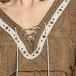 Load image into Gallery viewer, V-Neck Crochet Jeweled Top
