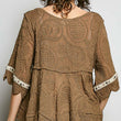 Load image into Gallery viewer, V-Neck Crochet Jeweled Top
