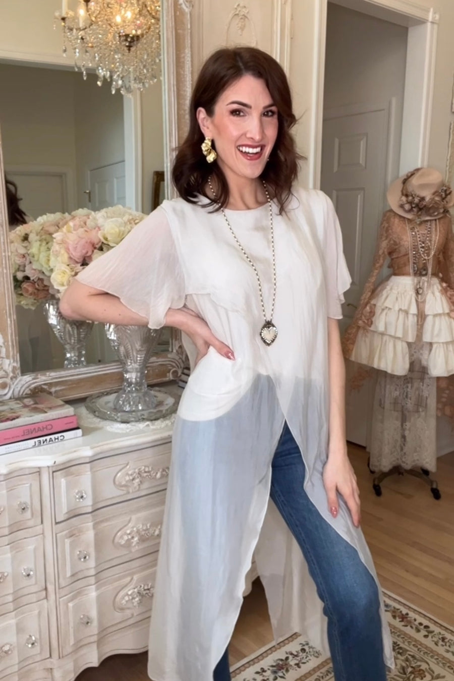 Silk Elegance Italian Blouse