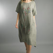 Load image into Gallery viewer, Olive Linen Dress
