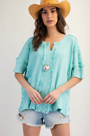 Cool Vibes Rib Tunic Tee