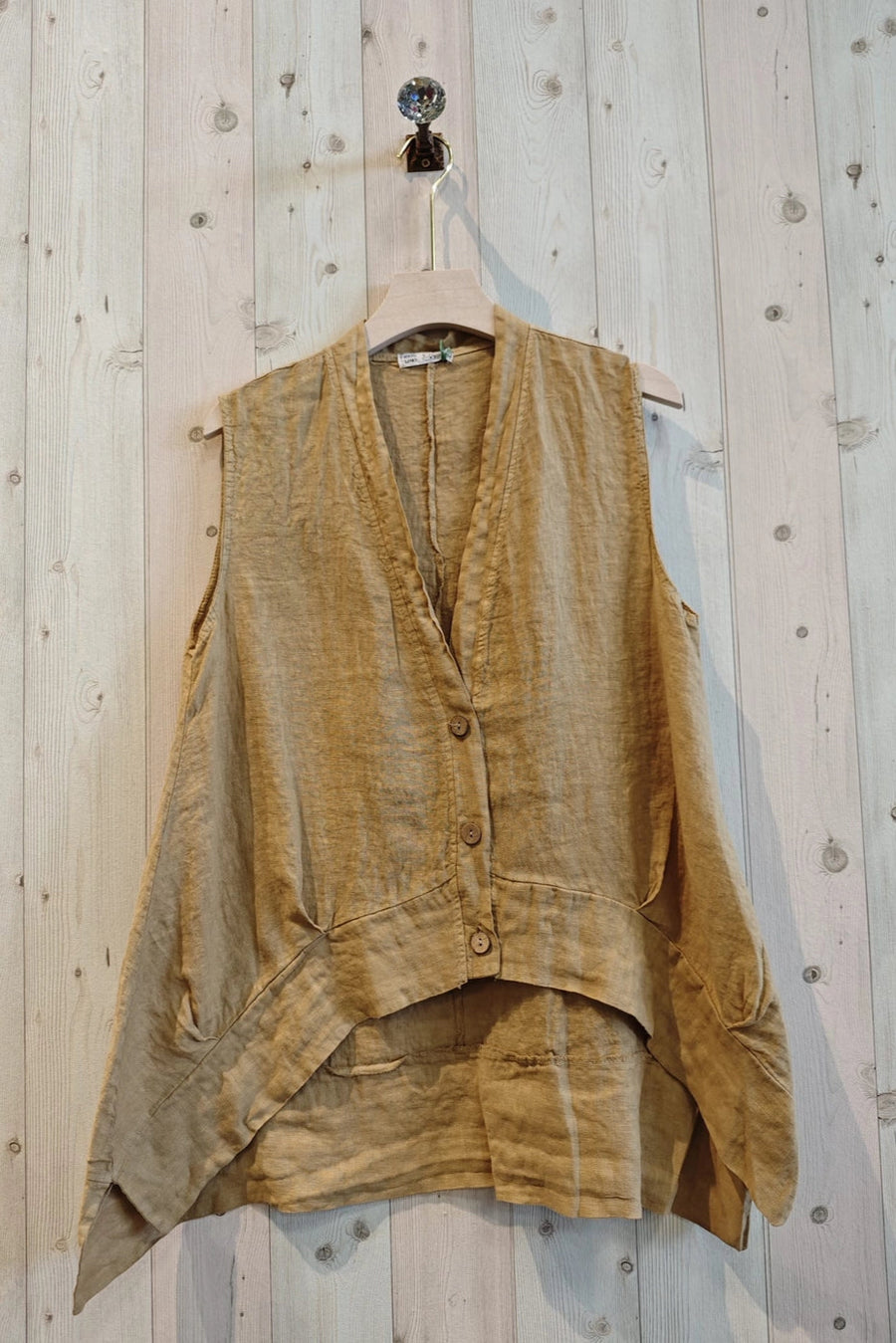 Vivacious Linen Vest
