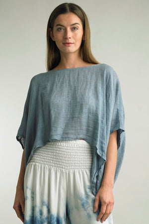 Amalfi Breeze Linen Top