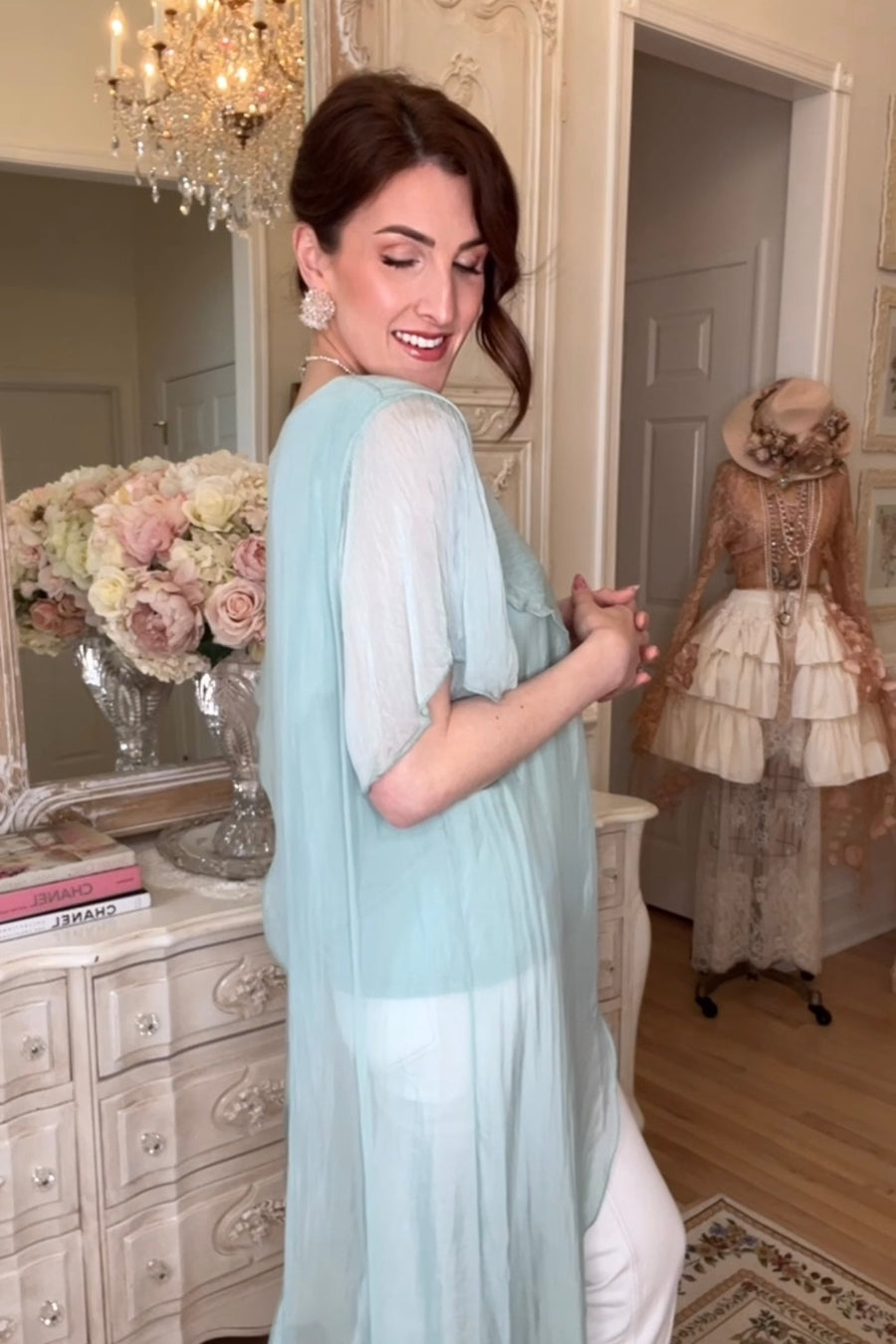 Silk Elegance Italian Blouse