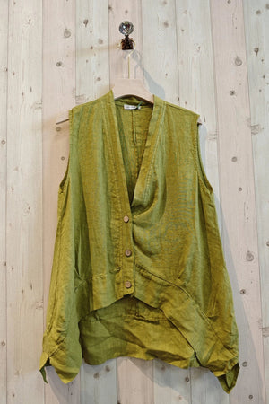 Vivacious Linen Vest