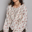 Load image into Gallery viewer, Pink Floral Pintuck Top
