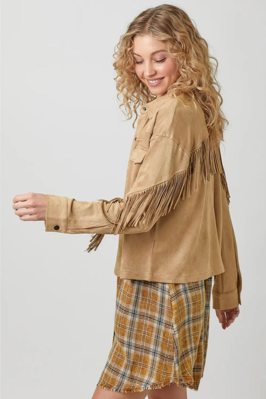 Bring The Fringe Jacket