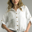 Load image into Gallery viewer, Washed Linen Tie Top
