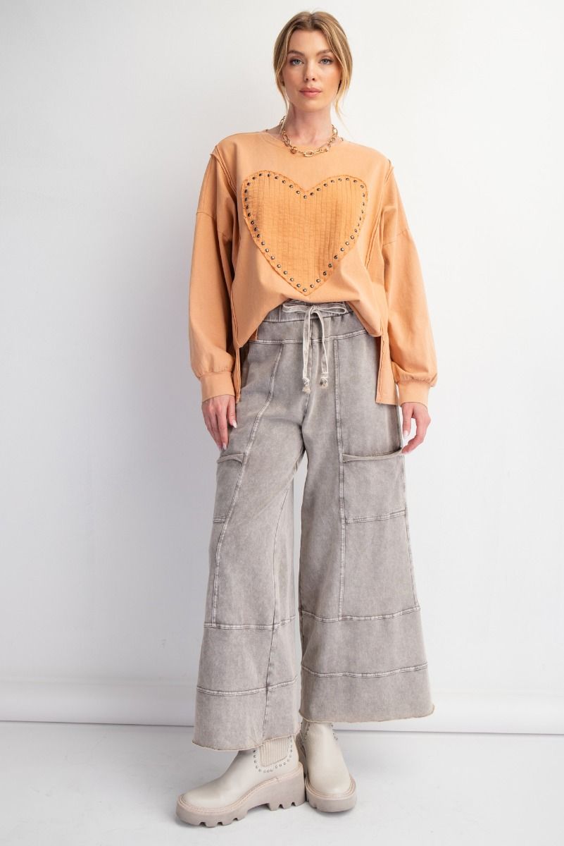 Mineral Washed Terry Lounge Pant
