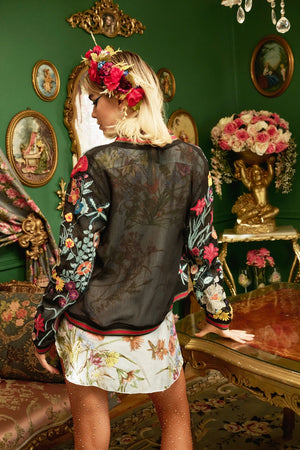 Bleeding Heart Bomber Jacket