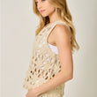 Load image into Gallery viewer, Crochet Fringe Hem Tank
