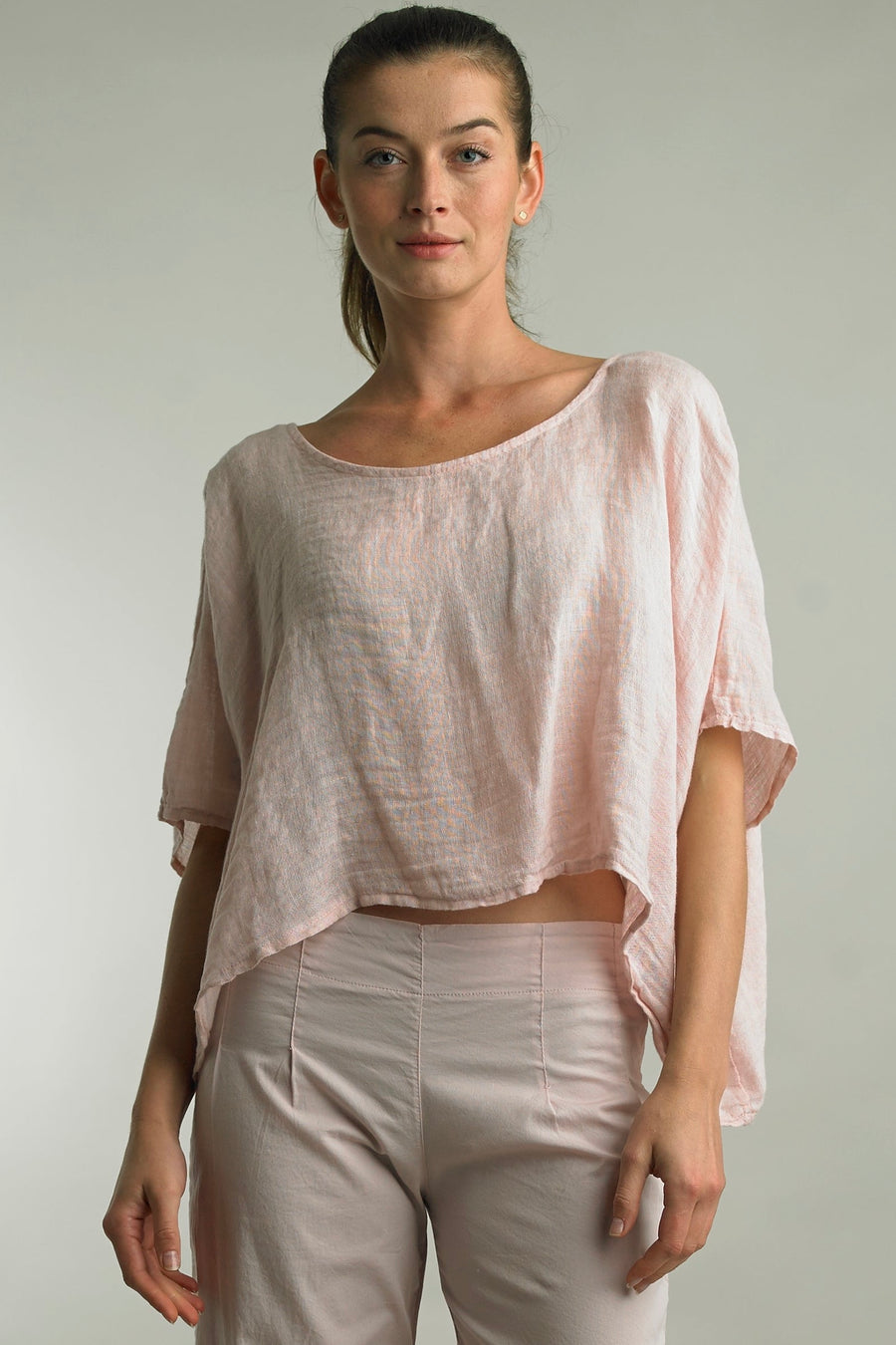 Amalfi Breeze Linen Top