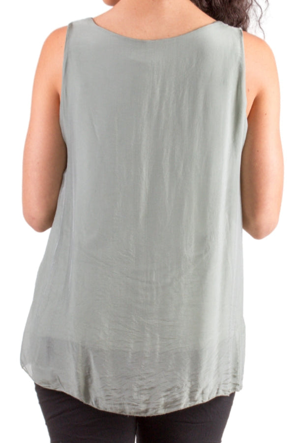 Sleek Silk Top