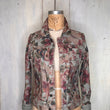 Load image into Gallery viewer, Denim Floral Reversible Jacket
