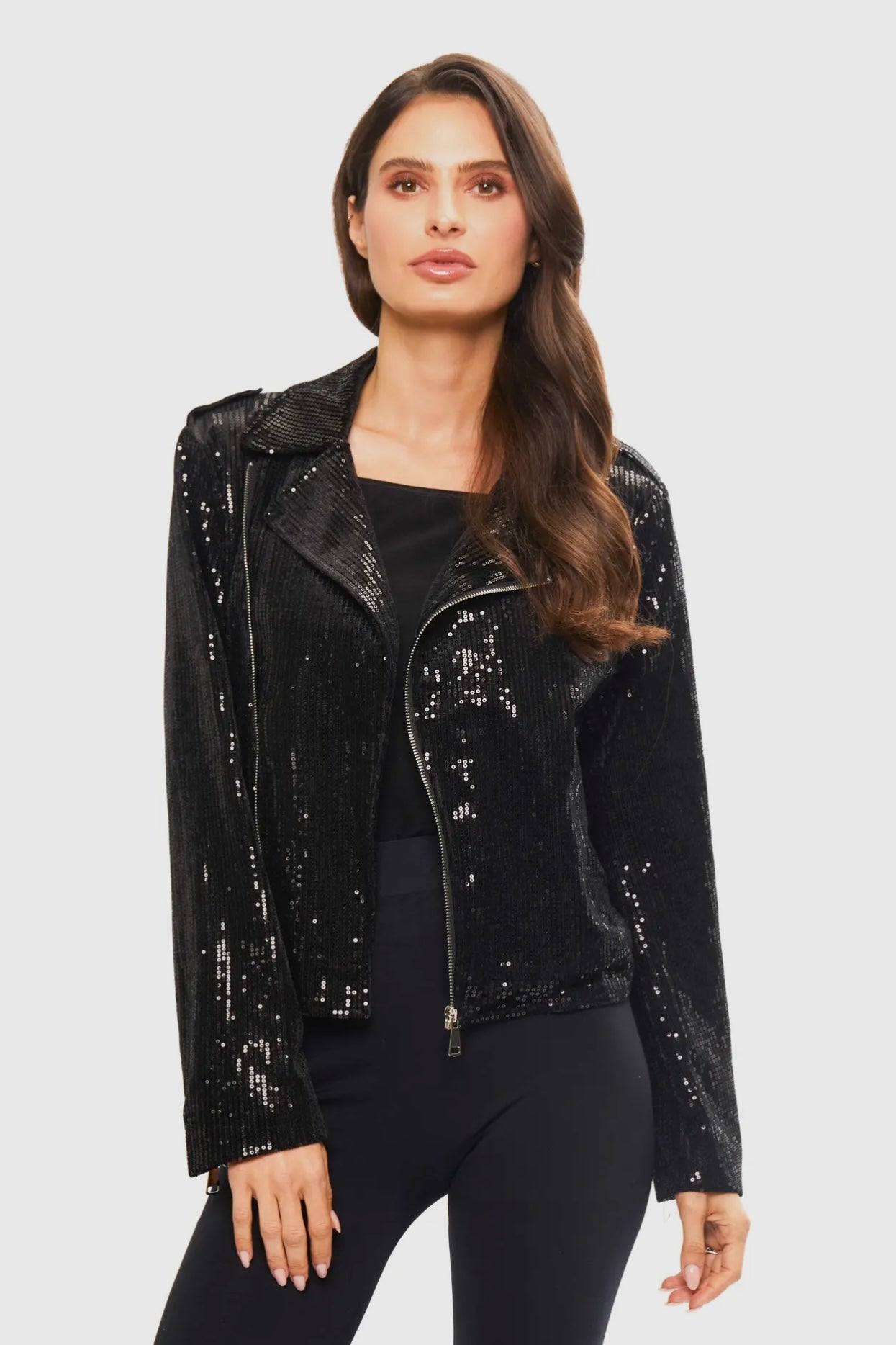 Sequin Moto Jakcet – Red Door Boutique Sequin Moto Jakcet – Red Door Boutique