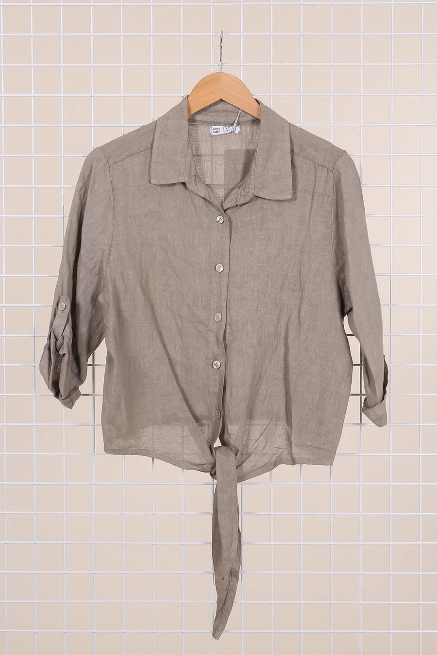 Linen Tie Top