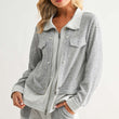 Load image into Gallery viewer, Heather Grey Zip Up
