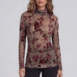 Load image into Gallery viewer, Paisley Velvet Burnout Top
