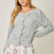 Load image into Gallery viewer, Crochet Knit Cardigan
