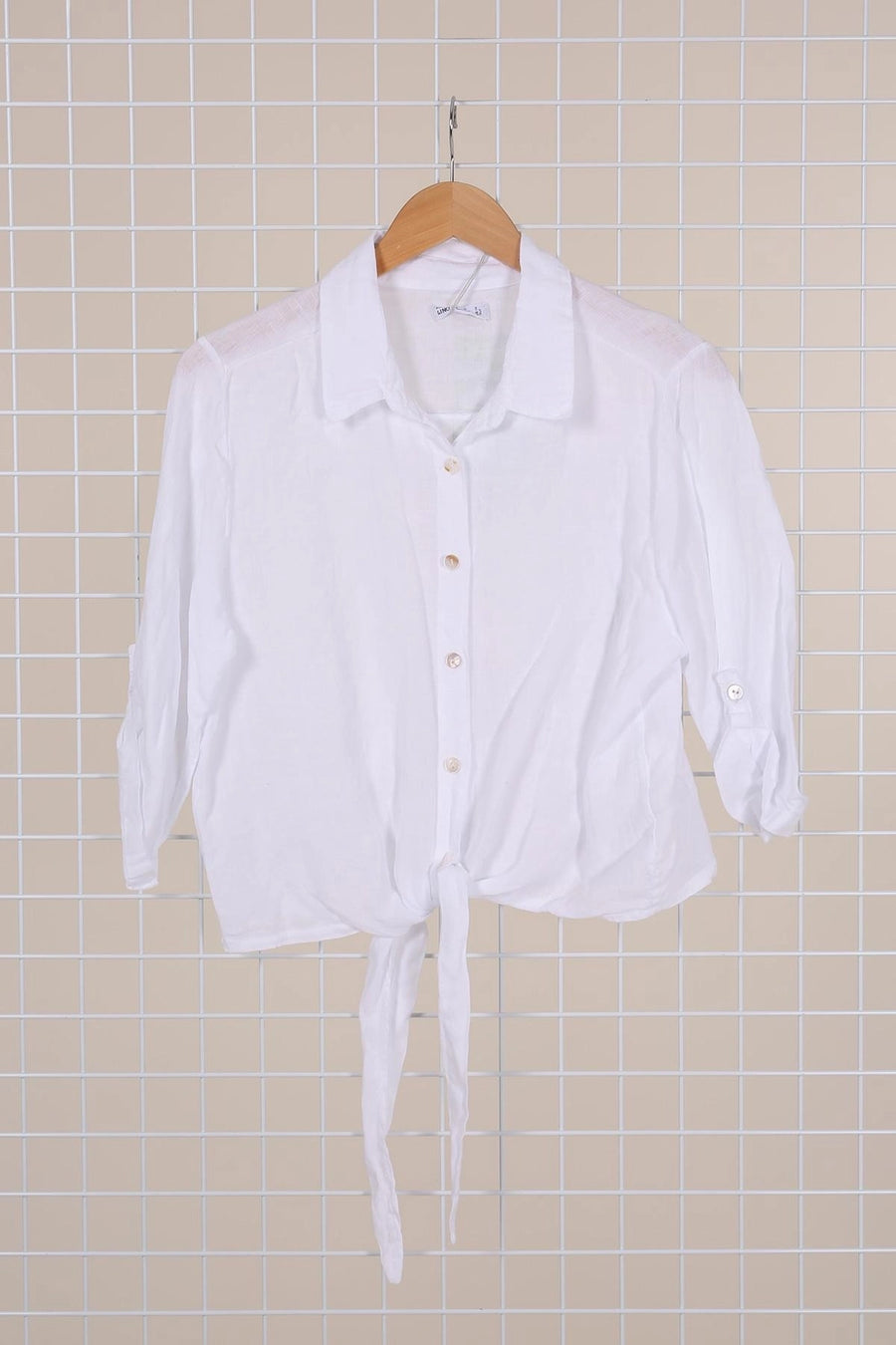 Linen Tie Top