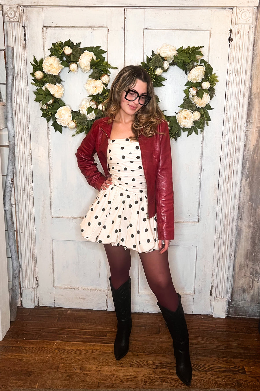 Dotty Chic Bubble Dress