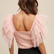 Load image into Gallery viewer, Rose Ruffle Top
