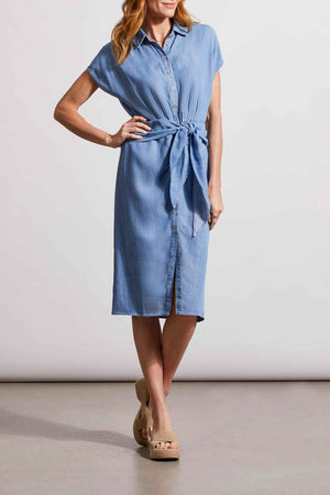 Wrap It Up Denim Dress Red Door Boutique Wrap It Up Denim Dress Red Door Boutique