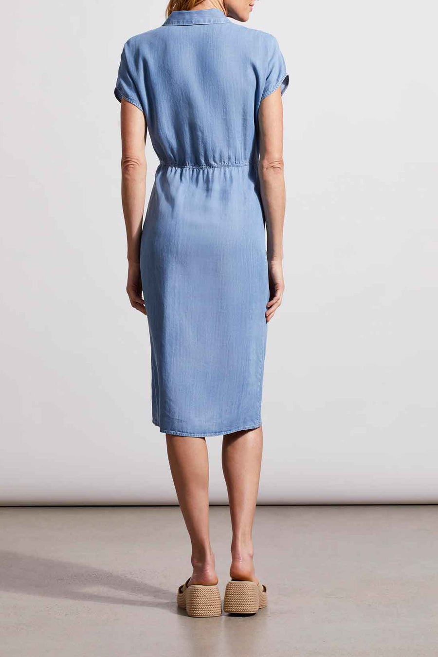 Wrap It Up Denim Dress Red Door Boutique Wrap It Up Denim Dress Red Door Boutique