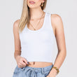 Load image into Gallery viewer, Ribbed Crop Tank
