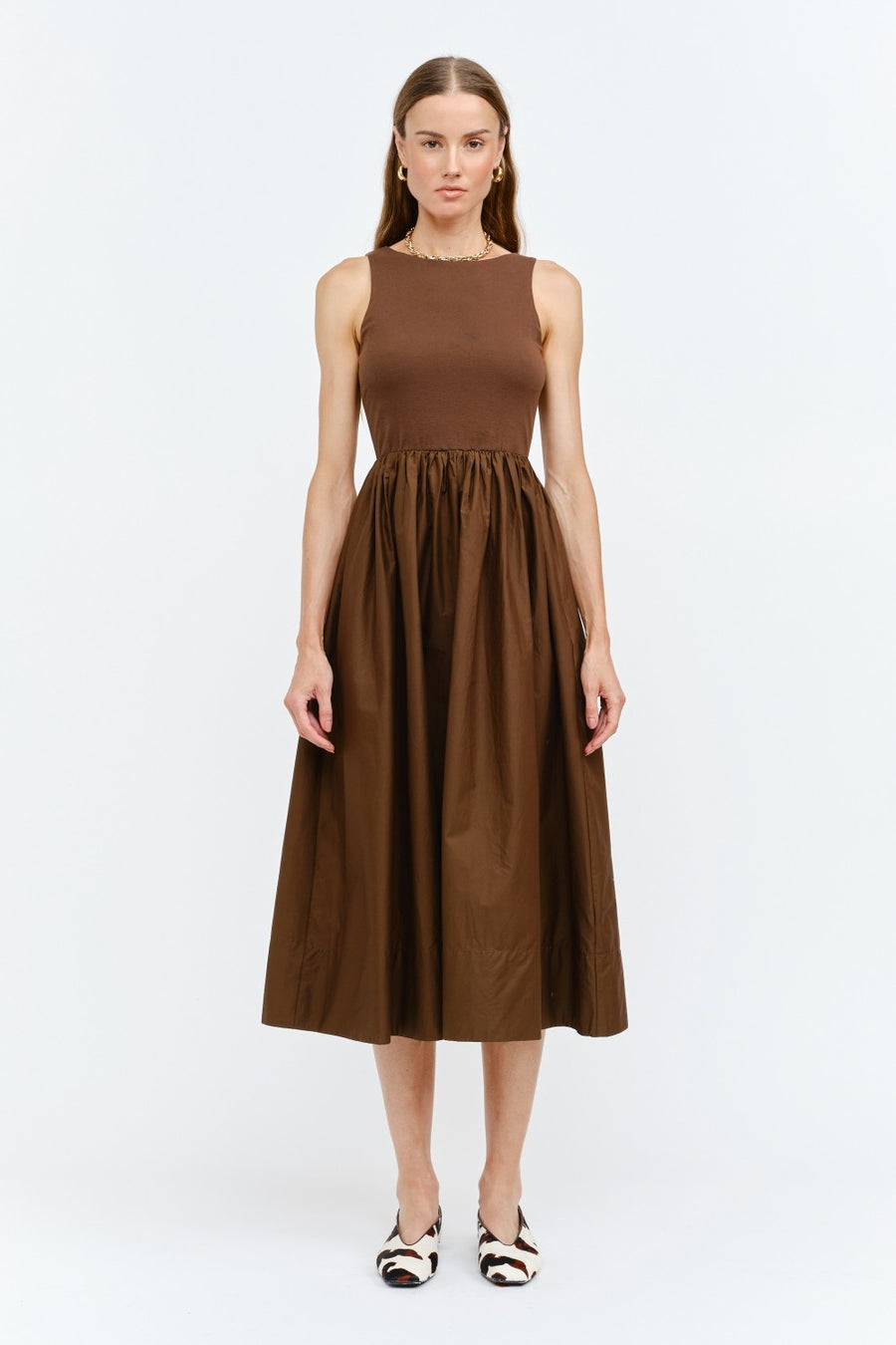 Bessette Brown Dress
