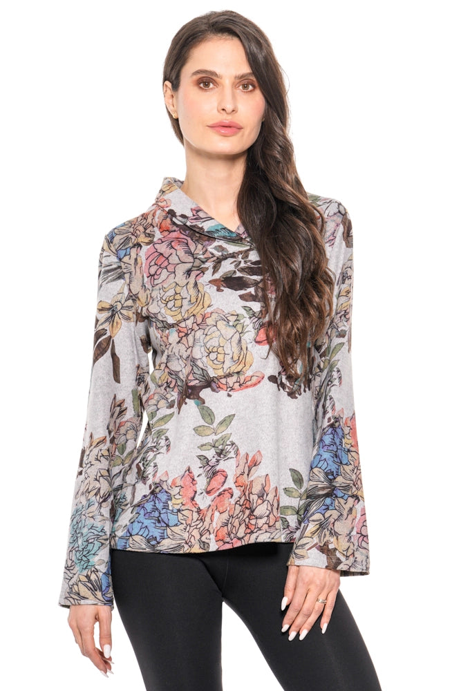 Heather Floral Top