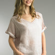 Load image into Gallery viewer, V-Neck Linen Top
