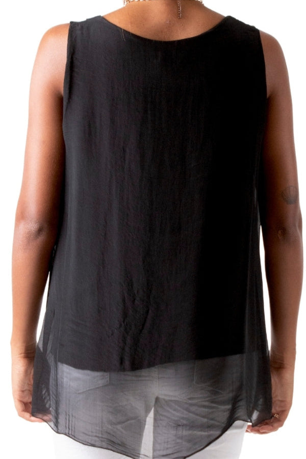 Sleek Silk Top