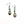 Load image into Gallery viewer, Pine Forest Drop Earrings
