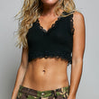 Load image into Gallery viewer, Lace Trim Crop Cami
