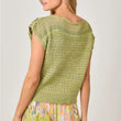 Load image into Gallery viewer, Floral Yoke Crochet Top
