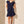 Load image into Gallery viewer, Navy Haven Waist-Tie Dress
