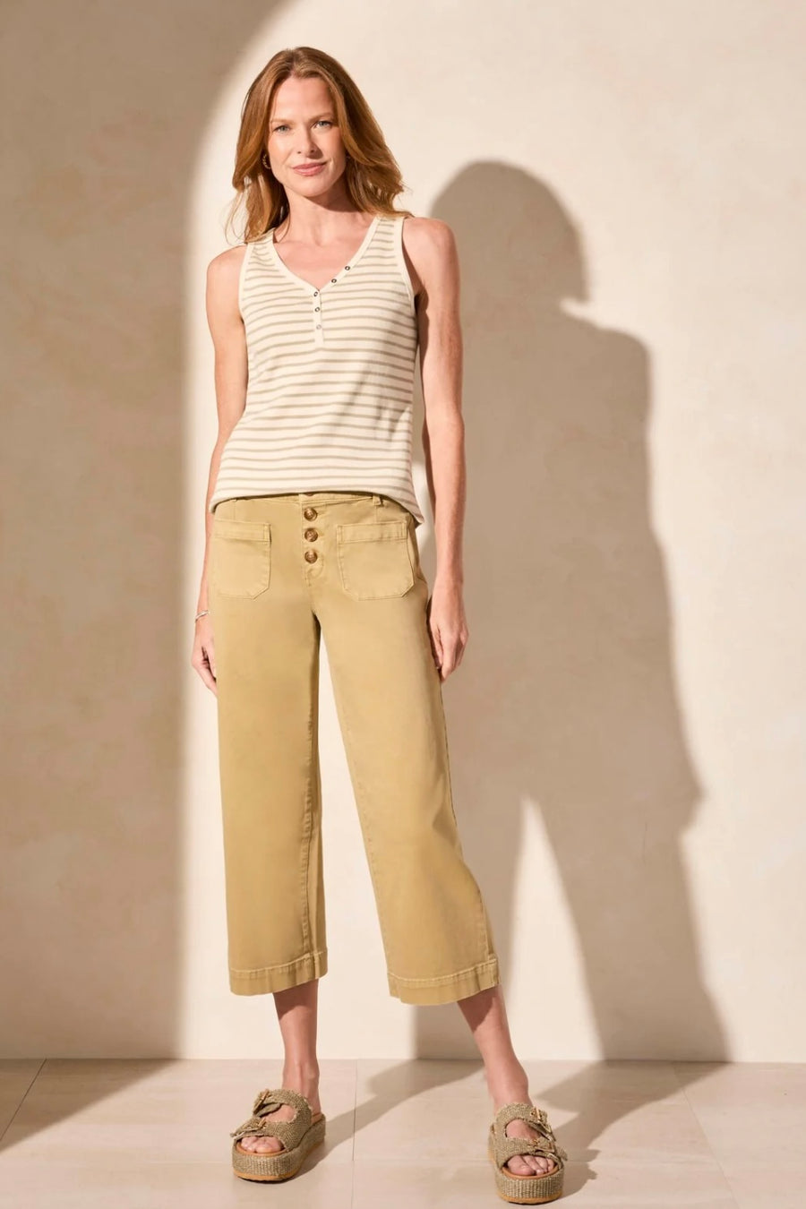 Harbor Breeze Wide-Leg Crop Jeans
