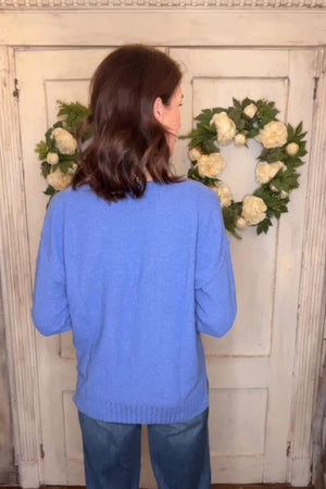 USA Cotton Cotton V-Neck Sweater