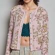Load image into Gallery viewer, Pink Garden Crop Cardigan
