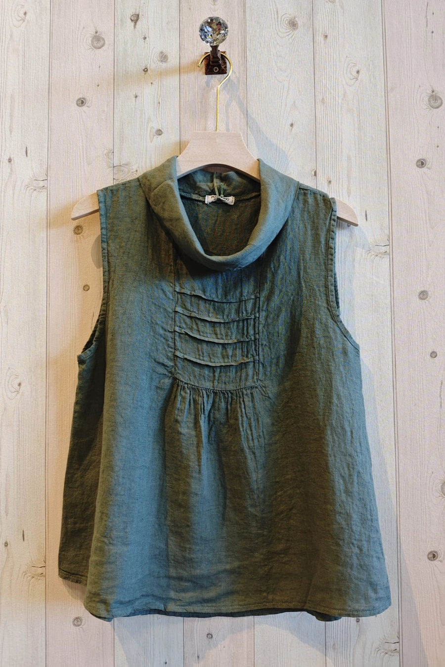 Cowl Hi-Neck Top